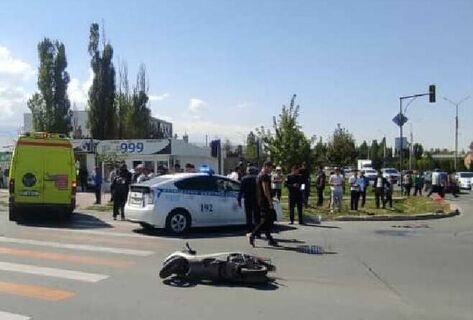 34 people injured in road accidents involving scooters in Bishkek in two months