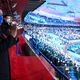Фото пресс-службы президента. Садыр Жапаров на церемонии открытия Олимпиады