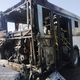 Фото МЧС. В городе Ош сгорела тыльная часть пассажирского автобуса