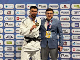 Эрлан Шеров завоевал золотую медаль открытого Кубка Европы
