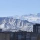 Фото Сони Айдарбаевой. Небо и горы в Бишкеке