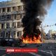 Фото ВВС. Взрывы сегодня прогремели в Киеве