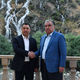 Фото пресс-службы президента Таджикистана. Встреча Садыра Жапарова и Эмомали Рахмона