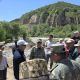 Фото ӨКМ . ӨКМ башчысы Жалал-Абад жана Ош облустарындагы селден жабыркаган аймактарды кыдырды