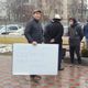 Фото 24.kg. В Бишкеке митингуют сторонники экс-муфтия