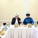 Фото Султана Досалиева. Садыр и Айгуль Жапаровы приняли участие в торжественной церемонии открытия национального праздника Наадам