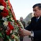 Фото аппарата президента КР. Сооронбай Жээнбеков возложил цветы к памятнику Исмоилу Сомони