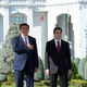 Фото аппарата президента Кыргызстана. Исполнение гимна Кыргызстана