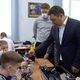 Фото пресс-службы главы государства. Садыр Жапаров посетил академию «Алтын туйун»