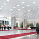 Фото Султана Досалиева. К государственному визиту Владимира Путина в государственной резиденции «Ала-Арча» построили новую площадку для протокольных церемоний. Из мрамора