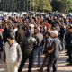 Фото 24.kg. Сторонники Садыра Жапарова вышли на митинг к Дому правительства