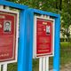 Фото читателя 24.kg. На бульваре Эркиндик разбиты стенды с фотографиями Героев Советского Союза