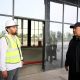 Фото пресс-службы президента. Президент проинспектировал ход строительства нового современного автовокзального комплекса в Бишкеке
