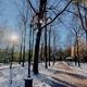 Фото Татьяны Деловой. Морозное утро после первого снега в Бишкеке