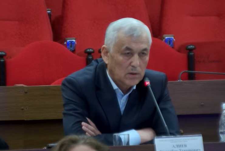 скриншот с прямого эфира