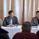 Фото пресс-службы мэрии. Встреча с жителями Первомайского района Бишкека
