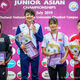 Фото Sachiko Hotaka. Мээрим Жуманазарова (вторая слева) на чемпионате Азии – 2019 среди юниорок