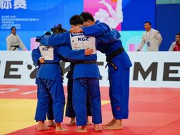 Чемпионат Азии по&nbsp;дзюдо. Сборная Кыргызстана стала третьей в&nbsp;командном турнире
