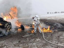 В&nbsp;Казахстане вертолет совершил жесткую посадку: один человек погиб
