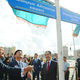 Фото пресс-службы правительства КР. Город Астана. Церемония открытия улицы Чингиза Айтматова