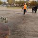 Фото пресс-службы мэрии. Монумент Победы в Бишкеке помыли