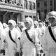 Фото ЦГА КФФД КР. Колонна медсестер, 1946 год