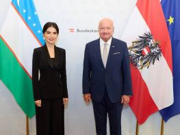 Саида Мирзиеева встретилась с&nbsp;главой правительства Австрии
