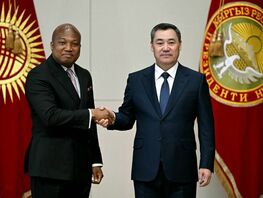 Садыр Жапаров Гананын тышкы иштер министрин кабыл алды. Эмнелер талкууланды?
