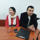 Фото 24.kg. Правозащитница Динара Ошурахунова и адвокат Агзам Дуйшеналиев