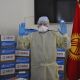 Фото пресс-центра Минздрава. Правительство США и ВОЗ передали Кыргызстану средства индивидуальной защиты